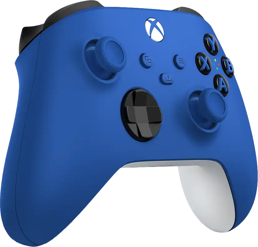 دسته بازی ایکس باکس سریس مایکروسافت مدل Shock Blue